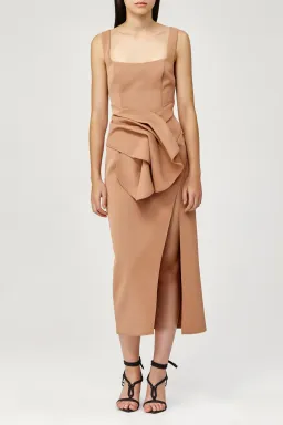 Acler Habana Dress in Clay Size 10 for rent on The Volte - image 1