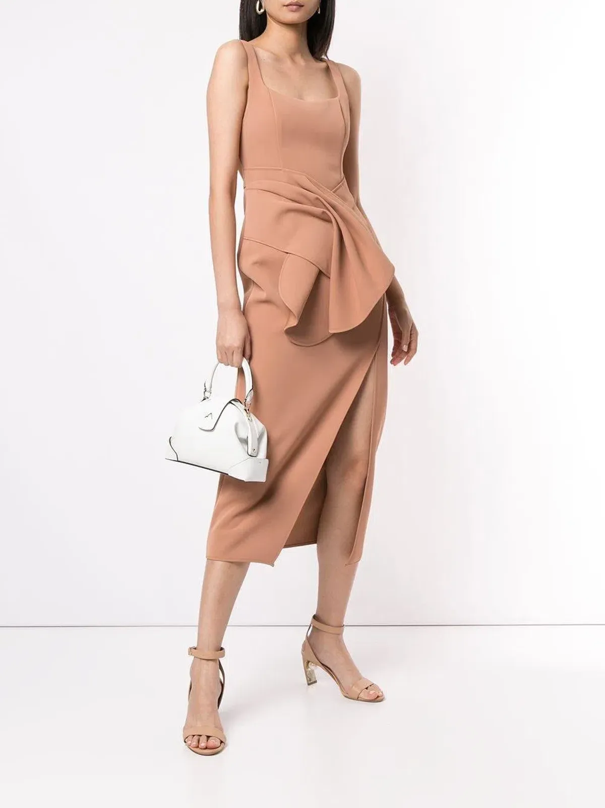 Acler Habana Dress in Clay Size 10 - Image 2