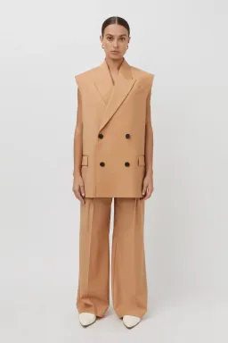 Camilla & Marc Renata Vest Size 8 and Pants Rosewood Pink Size 10 for rent on The Volte - image 1