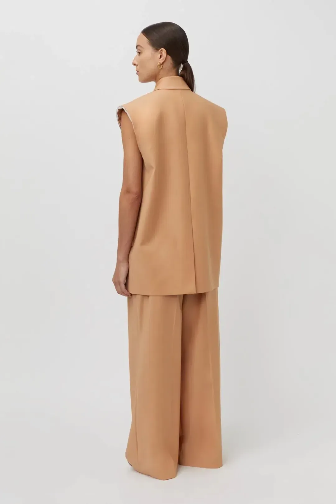 Camilla & Marc Renata Vest Size 8 and Pants Rosewood Pink Size 10 for rent on The Volte - main image