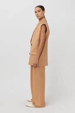 Camilla & Marc Renata Vest Size 8 and Pants Rosewood Pink Size 10 for rent on The Volte - image 2
