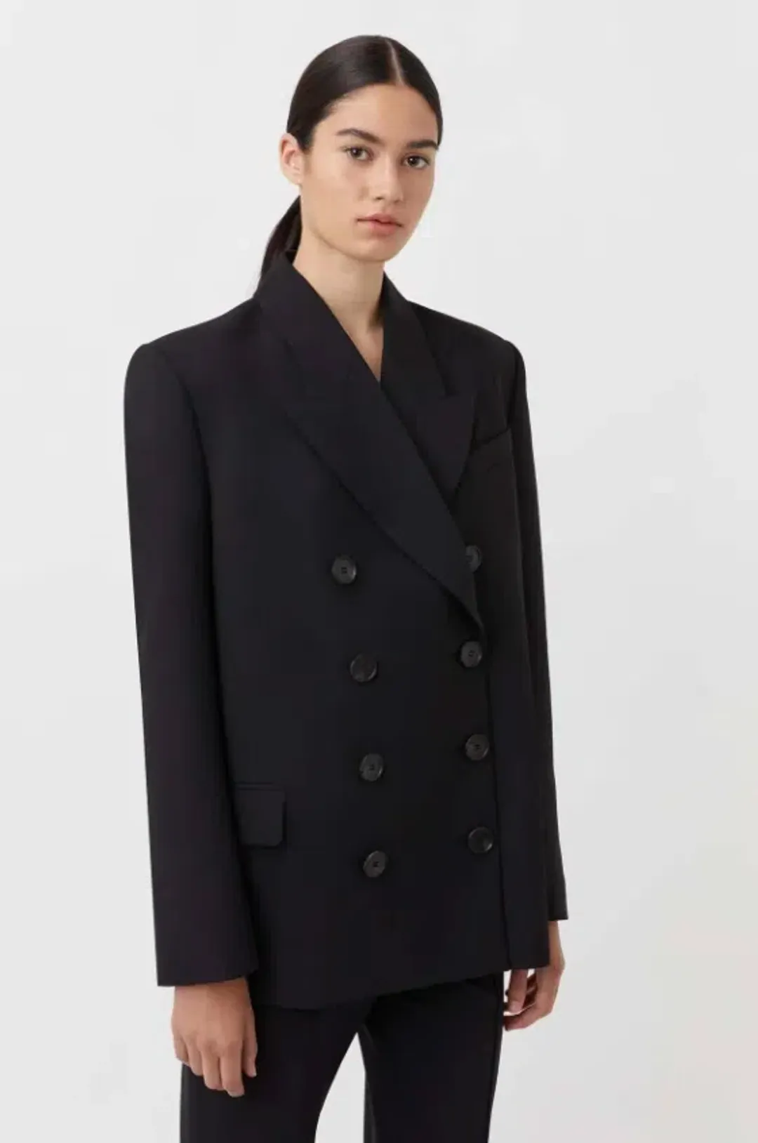 Camilla & Marc Marta Two-Piece Suit Black Size 8 for rent on The Volte - main image