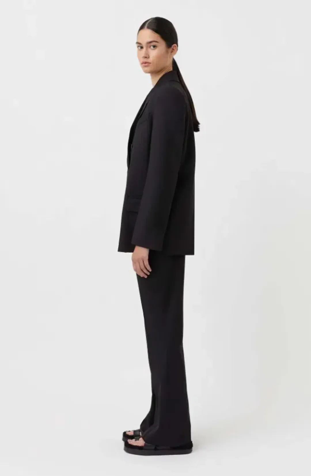 Camilla & Marc Marta Two-Piece Suit Black Size 8 for rent on The Volte - main image