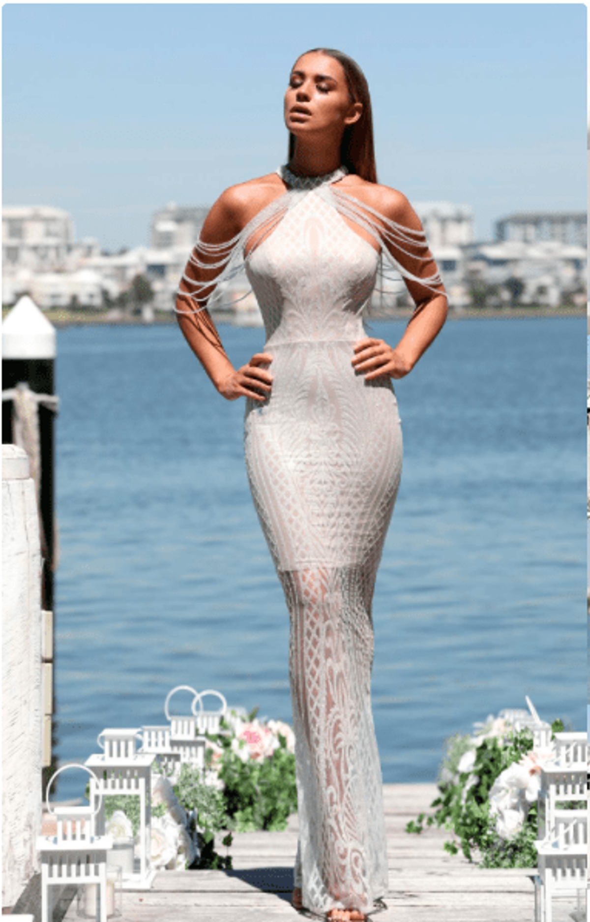 Portia & Scarlett Lily Gown Size 10 - Image 3