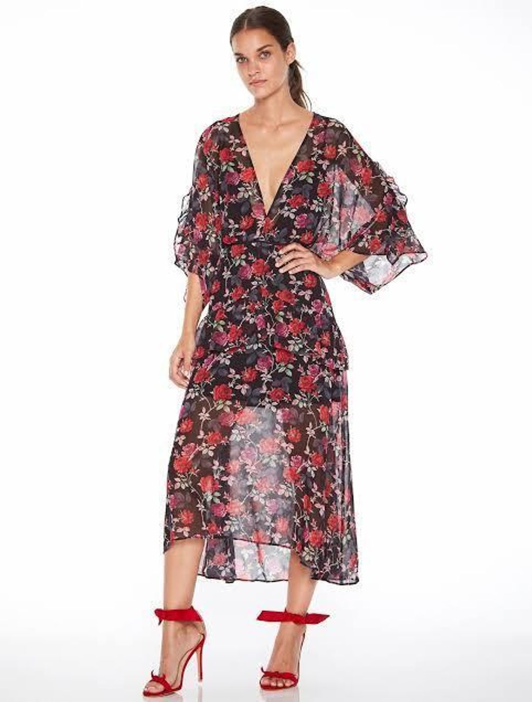 Talulah Jet Rose Midi for rent on The Volte - main image