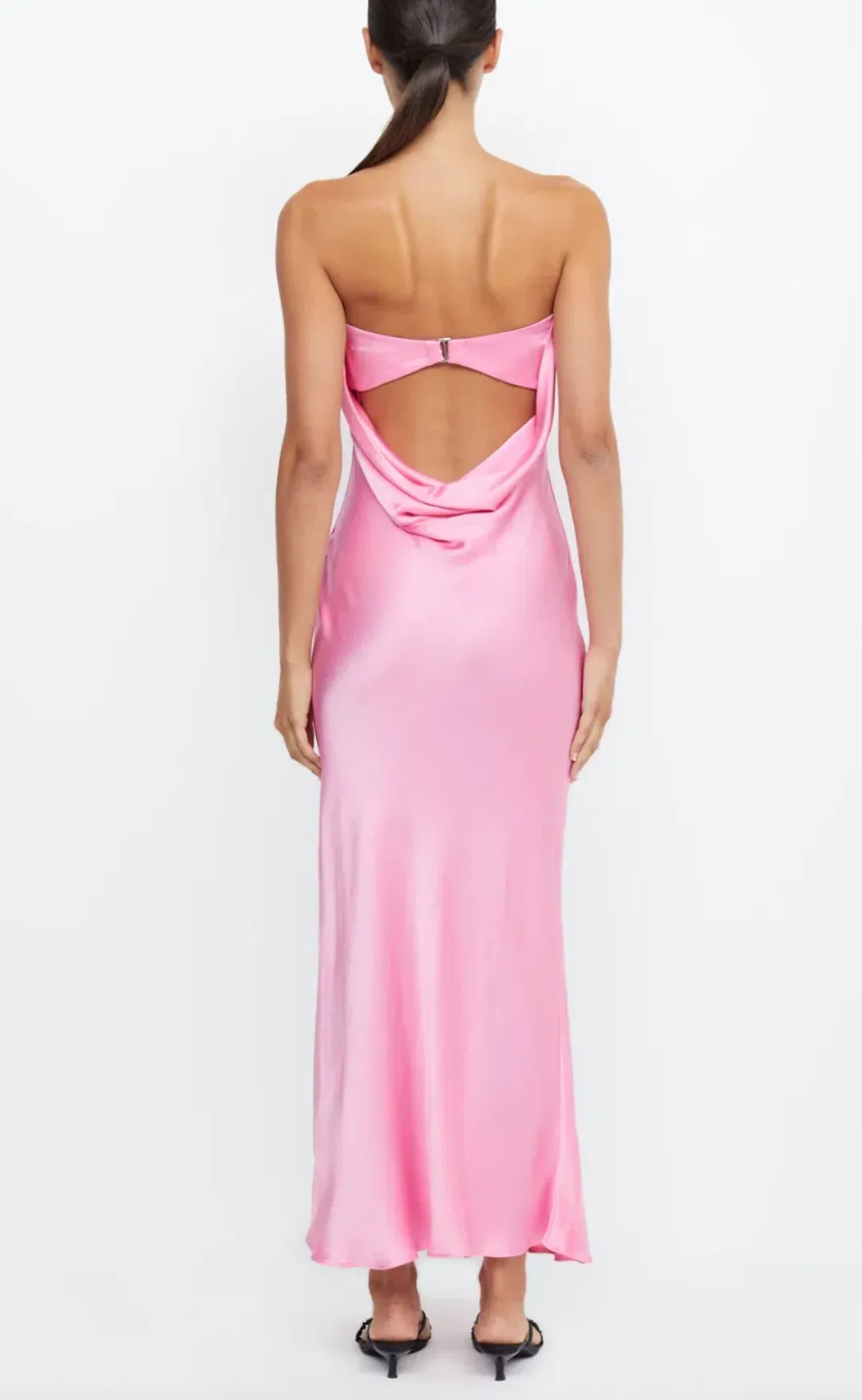 Bec & Bridge Moon Dance Strapless Dress Candy Pink Size 12 for rent on The Volte - main image