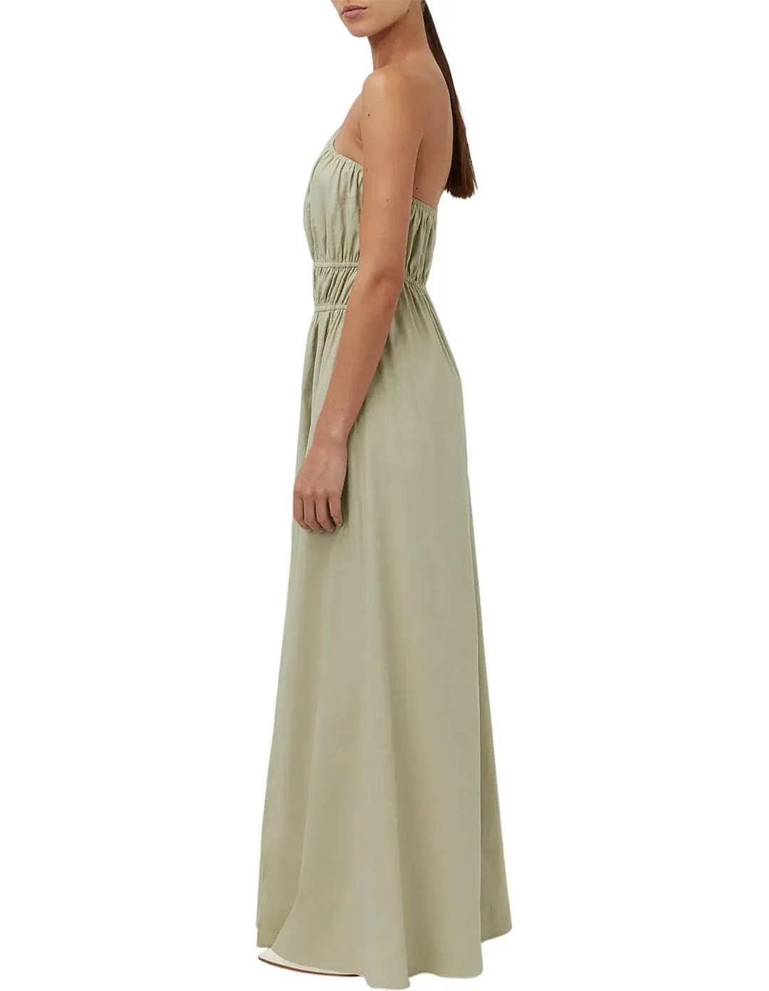 Camilla and Marc Sevilla Asymmetric Dress Oregano Green Size 14 for rent on The Volte - main image