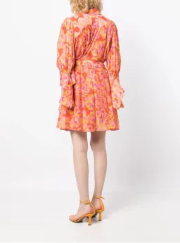 Acler Merrylands Mini Shirt Dress Summer Bloom Size 10 for rent on The Volte - image 3