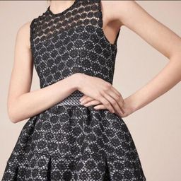 Maje Black Lace Ring Dress for rent on The Volte - image 3