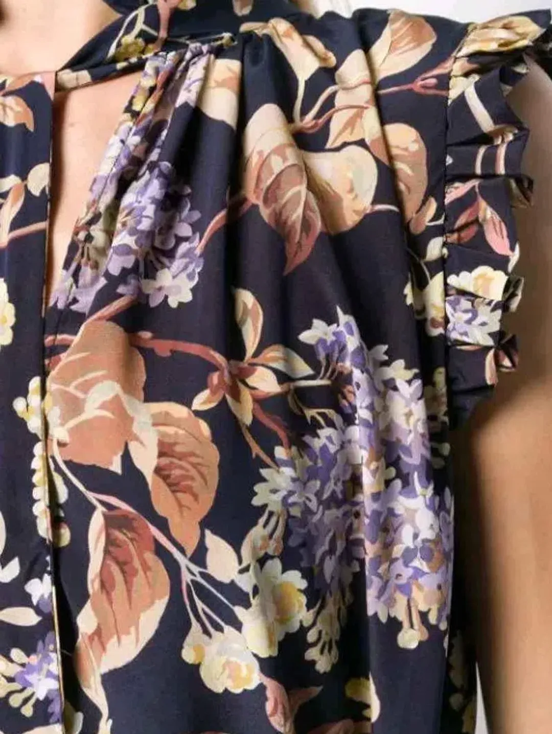 Zimmermann Sabotage Midi Dress Floral Size 1 / AU 10 for rent on The Volte - main image