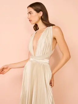 L'Idee Moderniste Gown Champagne Size AU 6 for rent on The Volte - image 8