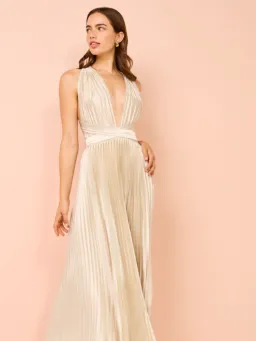 L'Idee Moderniste Gown Champagne Size AU 6 for rent on The Volte - image 15