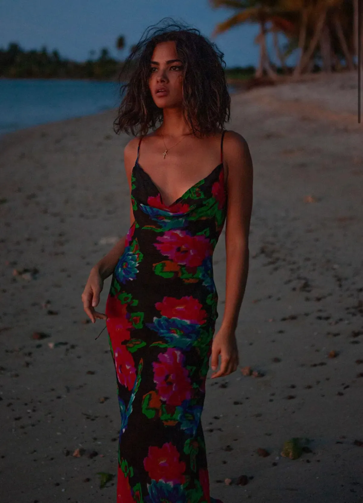 Rat & Boa Casablanca Dress Black Floral Size AU 4 - Image 2