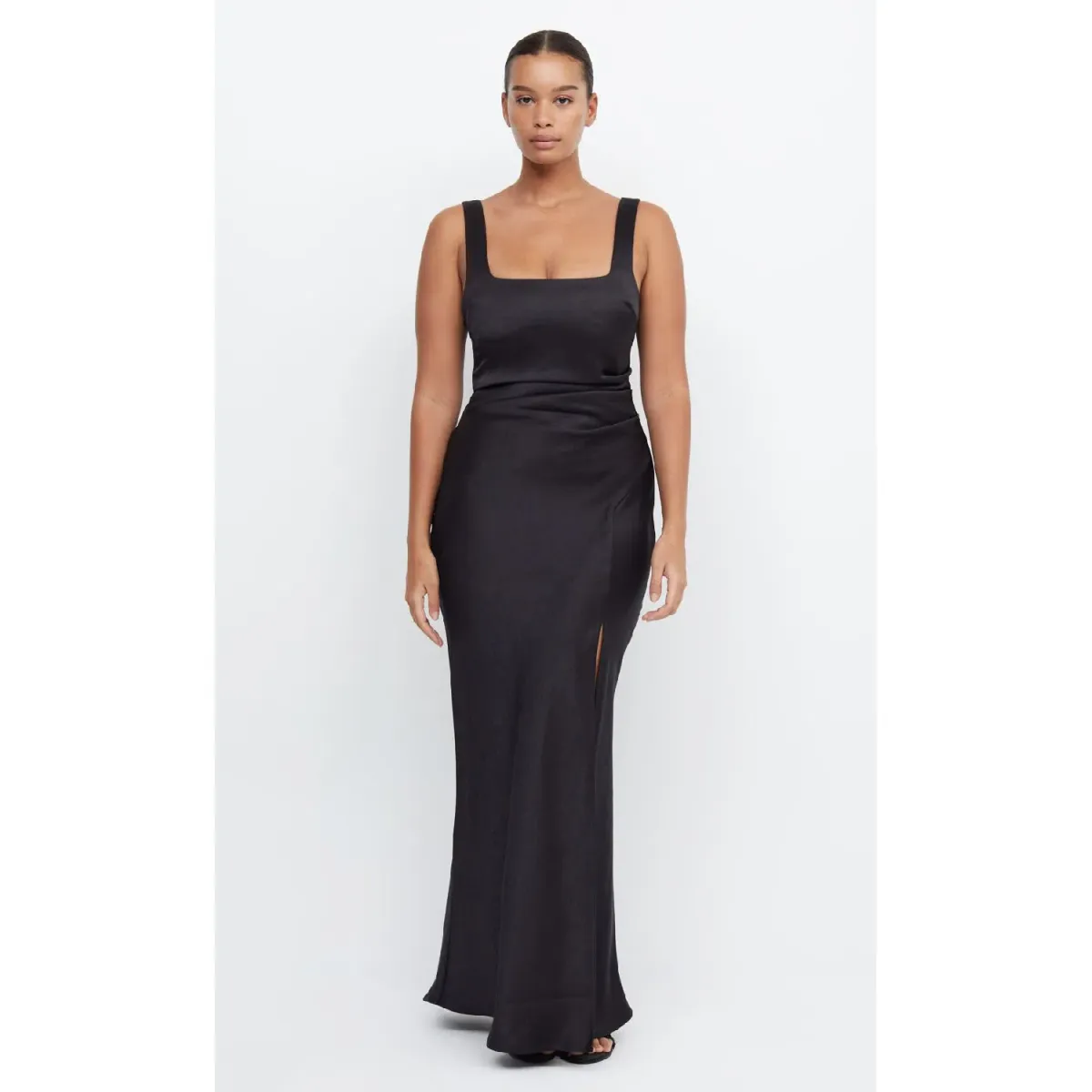 Bec & Bridge Dreamer Square Neck Dress Black Size AU 12 - Image 3
