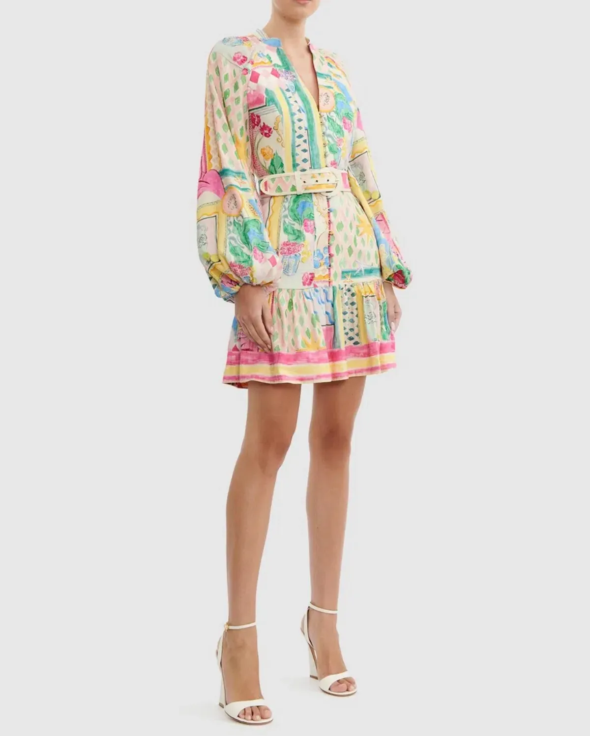 Rebecca Vallance Le Mur Rose Mini in Multi Size AU 8 for rent on The Volte - main image