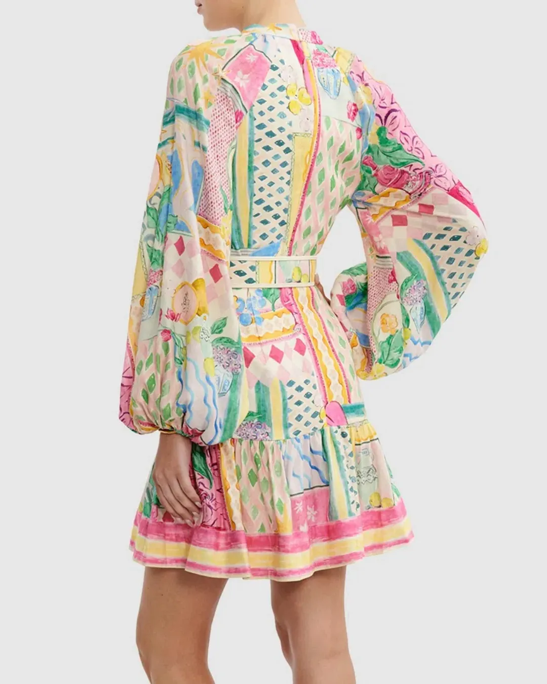 Rebecca Vallance Le Mur Rose Mini in Multi Size AU 8 for rent on The Volte - main image