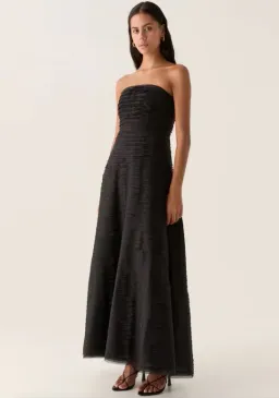 Aje Soundscape Maxi Dress in Black Size 6 for rent on The Volte - image 2