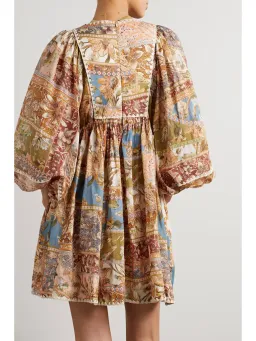 Zimmermann Chintz Billow Mini Dress Floral Patch Size 1 / AU 10 for rent on The Volte - image 2
