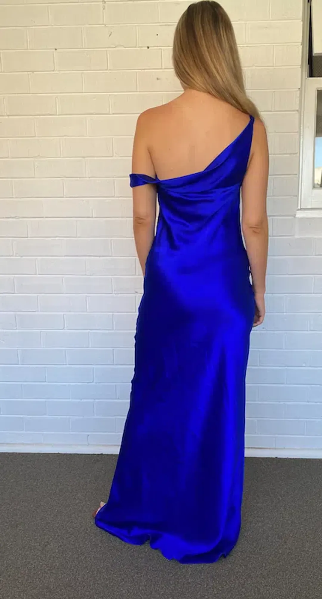 Natalie Rolt Monika Gown Electric Blue Size 8 for rent on The Volte - main image