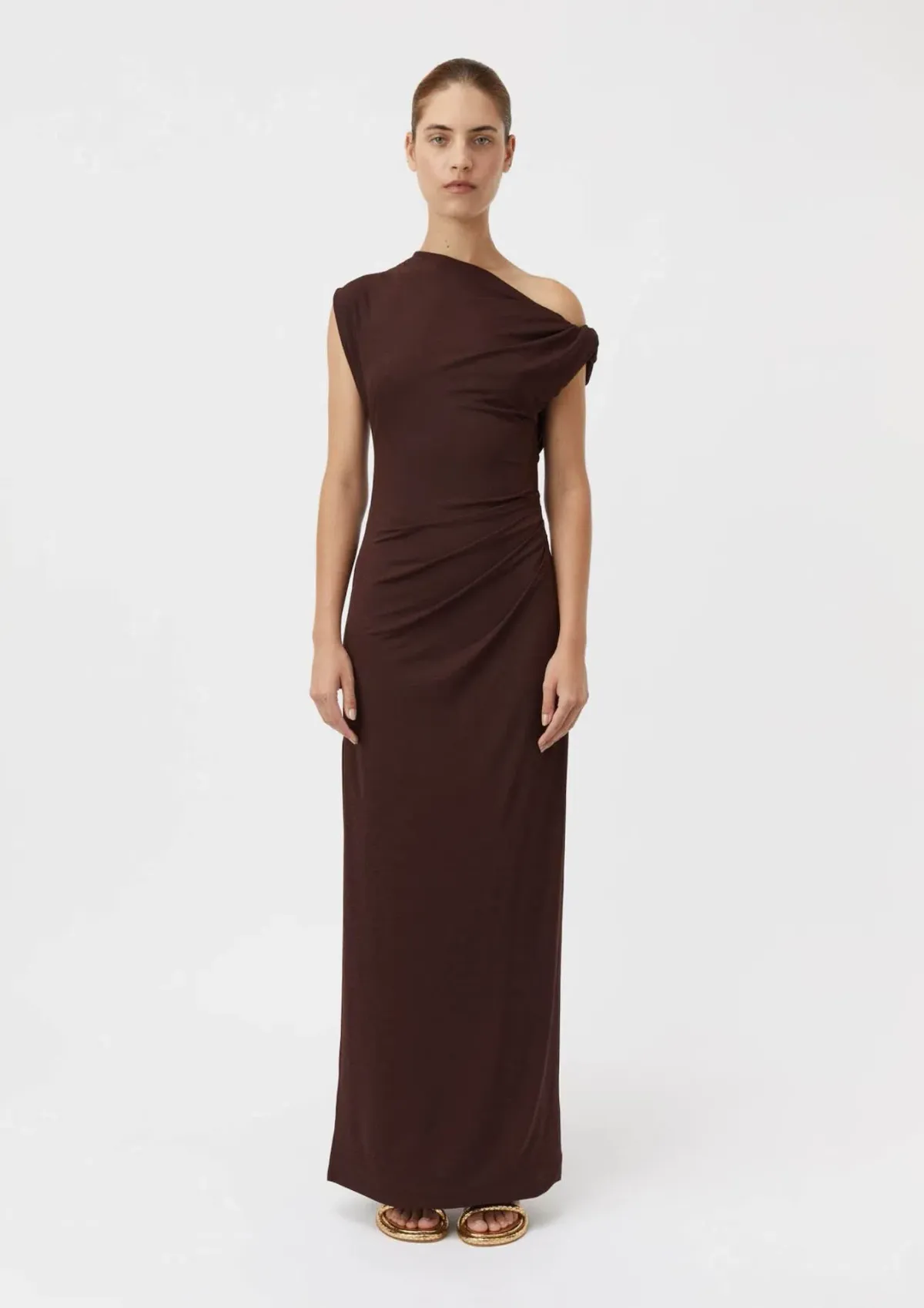 Camilla and Marc Annalise Dress Chocolate Brown Size 12 - Image 1