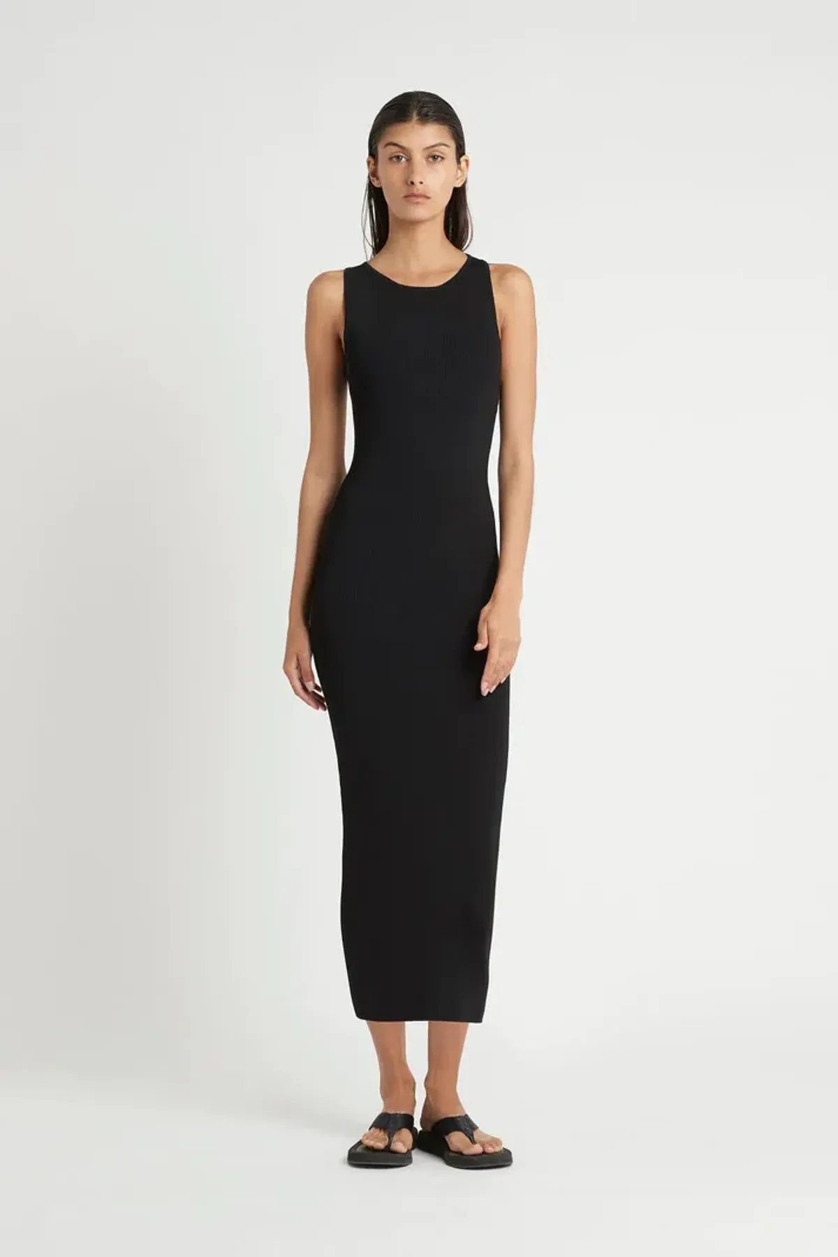 Sir The Label Marcelle Open Back Dress Black Size 1 / AU 8 - Image 1
