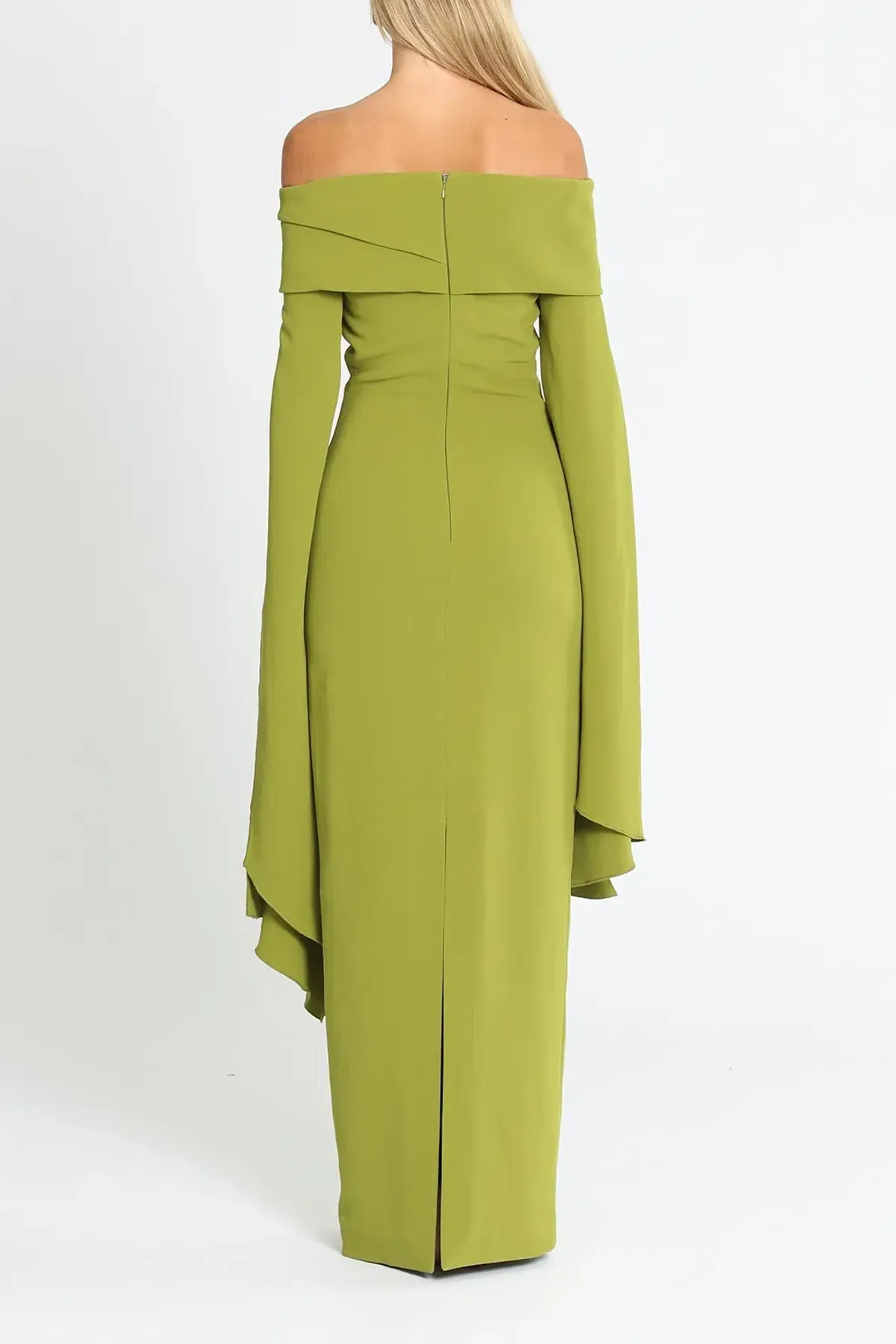 Solace London Arden Maxi Dress Green Size 6 - Image 3