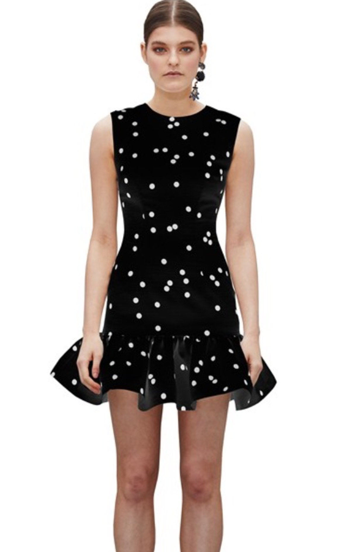 By Johnny Confetti Gathered Mini Dress Size 10/M - Image 2