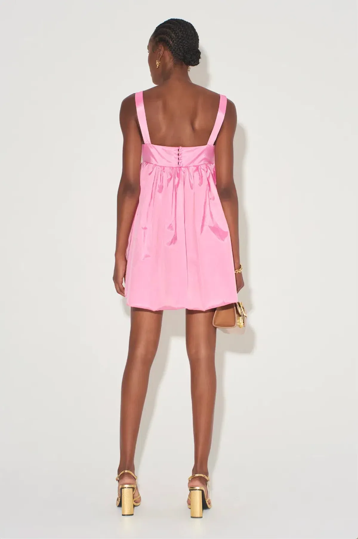 Hansen & Gretel Arlette Mini Dress Pink Size M/ AU 10 - Image 2