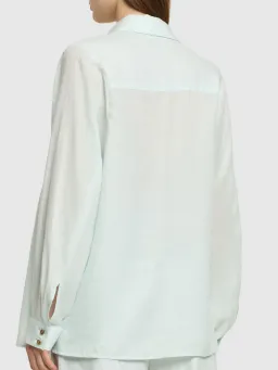 Zimmermann Natura Oversized Shirt in Size 0P / AU 6 and Short in Size 1 / AU 10 Set Mint for rent on The Volte - image 2