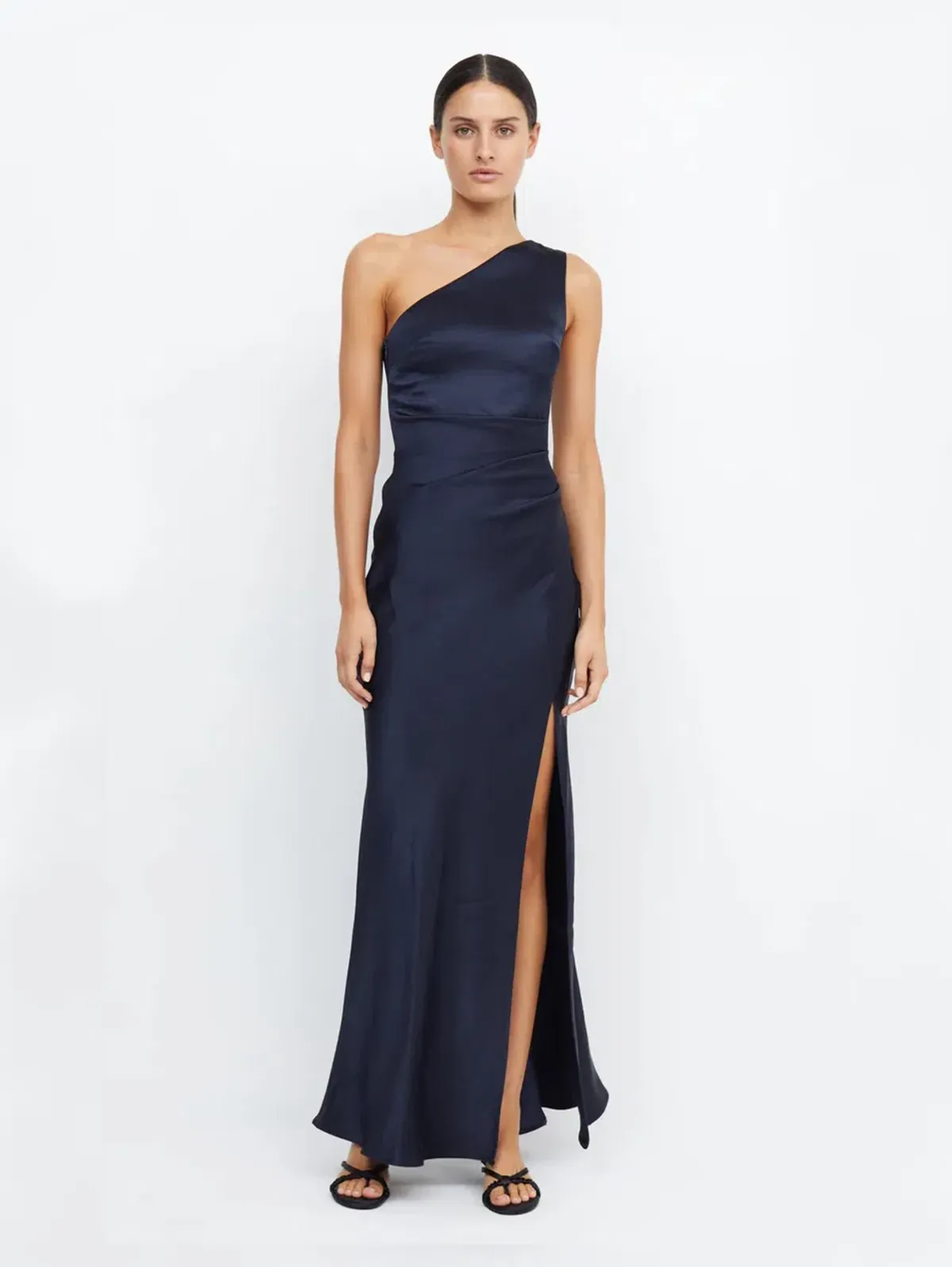 Bec & Bridge The Dreamer Asym Dress in Ink Navy Size 10 - Image 1