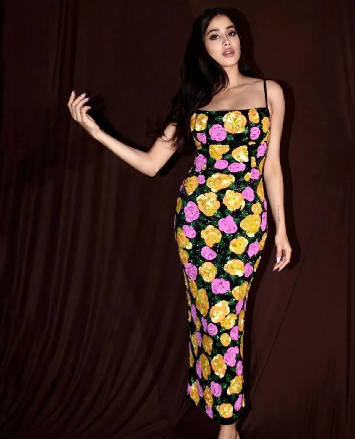 Rachel Gilbert Dallas Midi Dress Floral Size 1 / AU 8 - Image 3