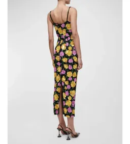 Rachel Gilbert Dallas Midi Dress in Floral Size 1/AU8 for rent on The Volte - image 2