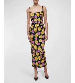 Rachel Gilbert Dallas Midi Dress in Floral Size 1/AU8 for rent on The Volte - image 1