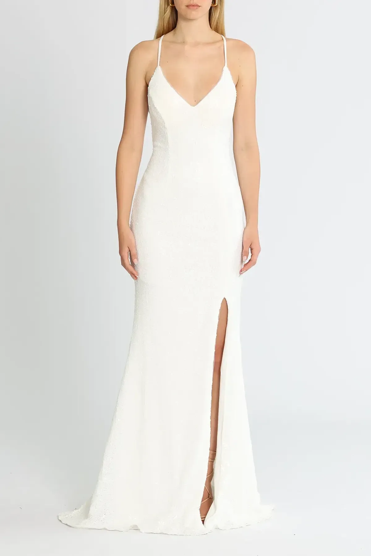 Tania Olsen India Gown in White Size 12 - Image 1
