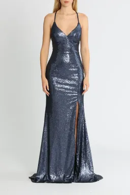 Tania Olsen India Gown Navy Size 12 for rent on The Volte - image 1