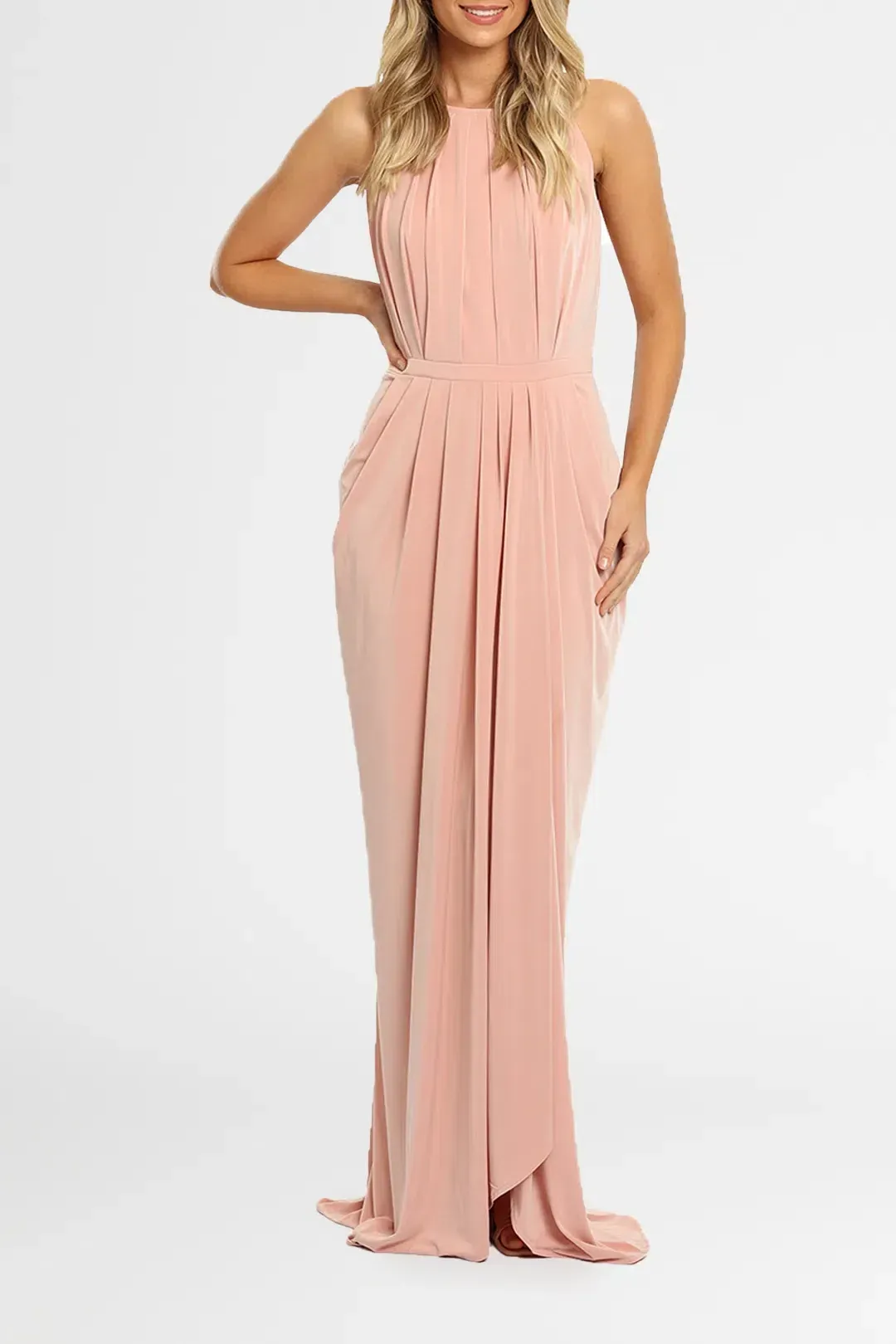 Tania Olsen Sandra Gown in Blush Size 10 for rent on The Volte - main image