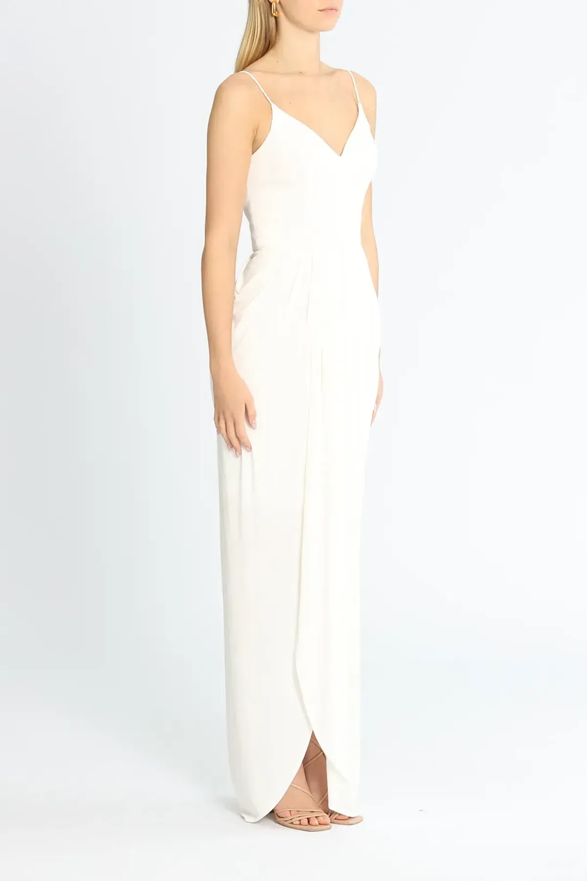 Tania Olsen Claire Gown in Vintage White Size 8 - Image 2