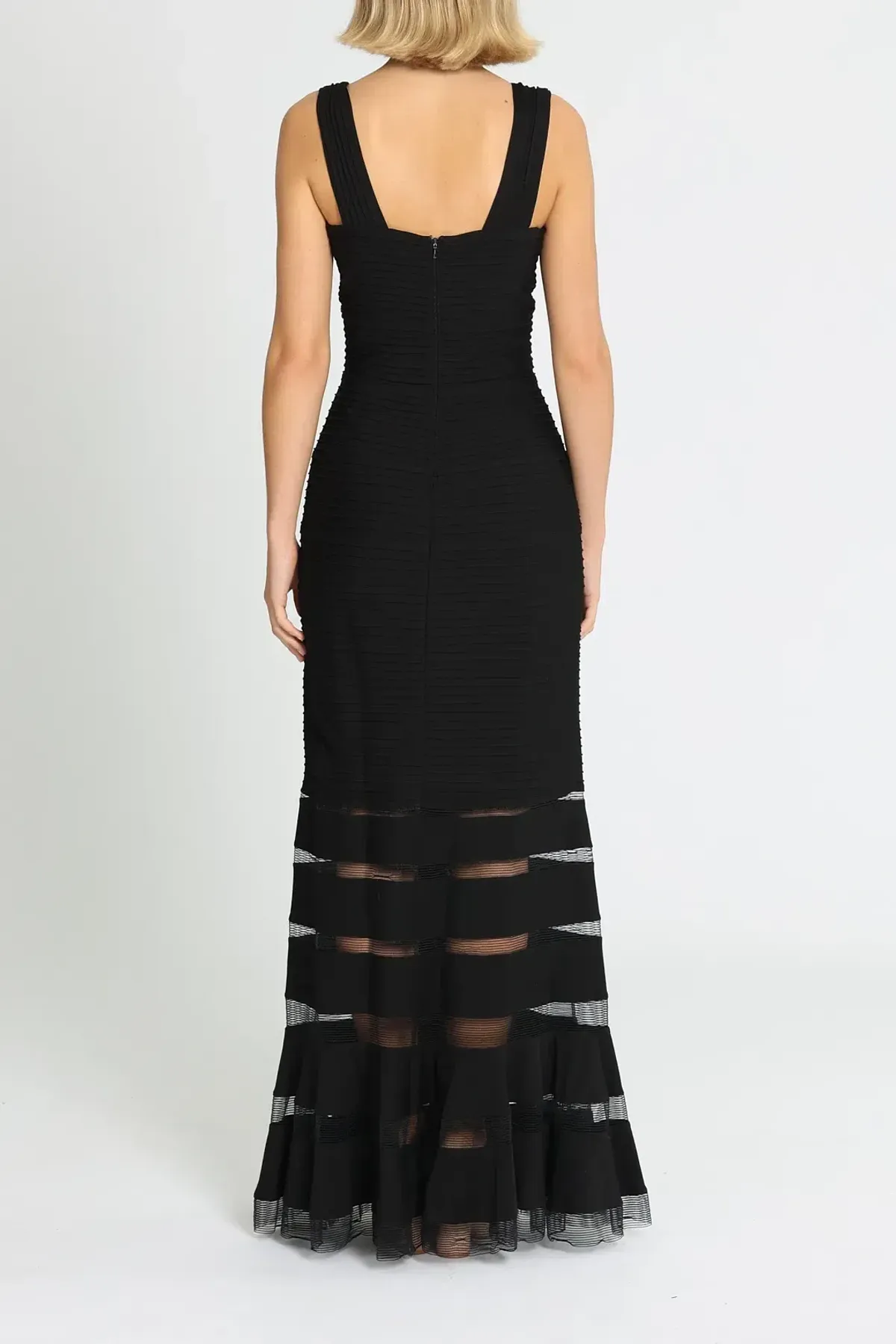 Tadashi Shoji Annika Dress in Black Size 12 - Image 3