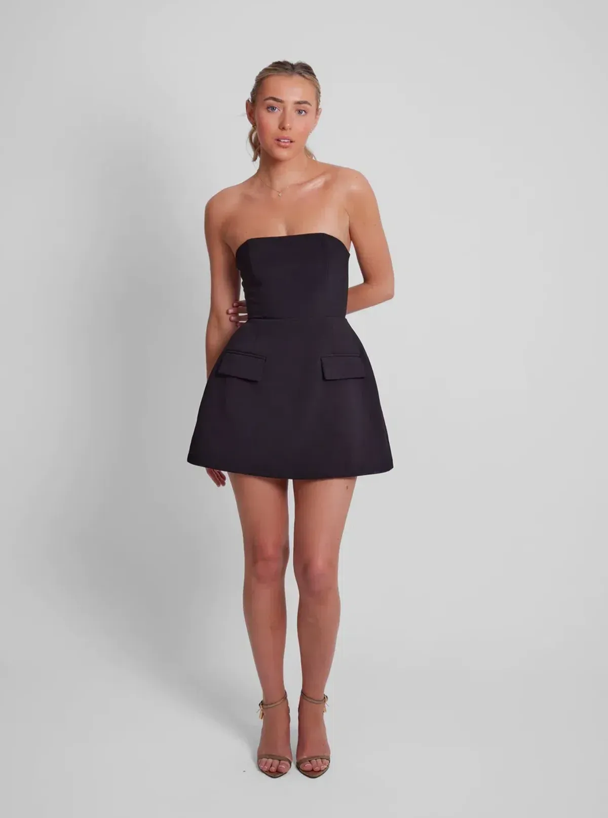 Odd Muse The Ultimate Muse Strapless Mini Dress in Black Size S / AU 8 - Image 1