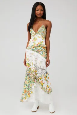 For Love and Lemons Rosalyn Dress Multi Floral Size S / AU 8 for rent on The Volte - image 2