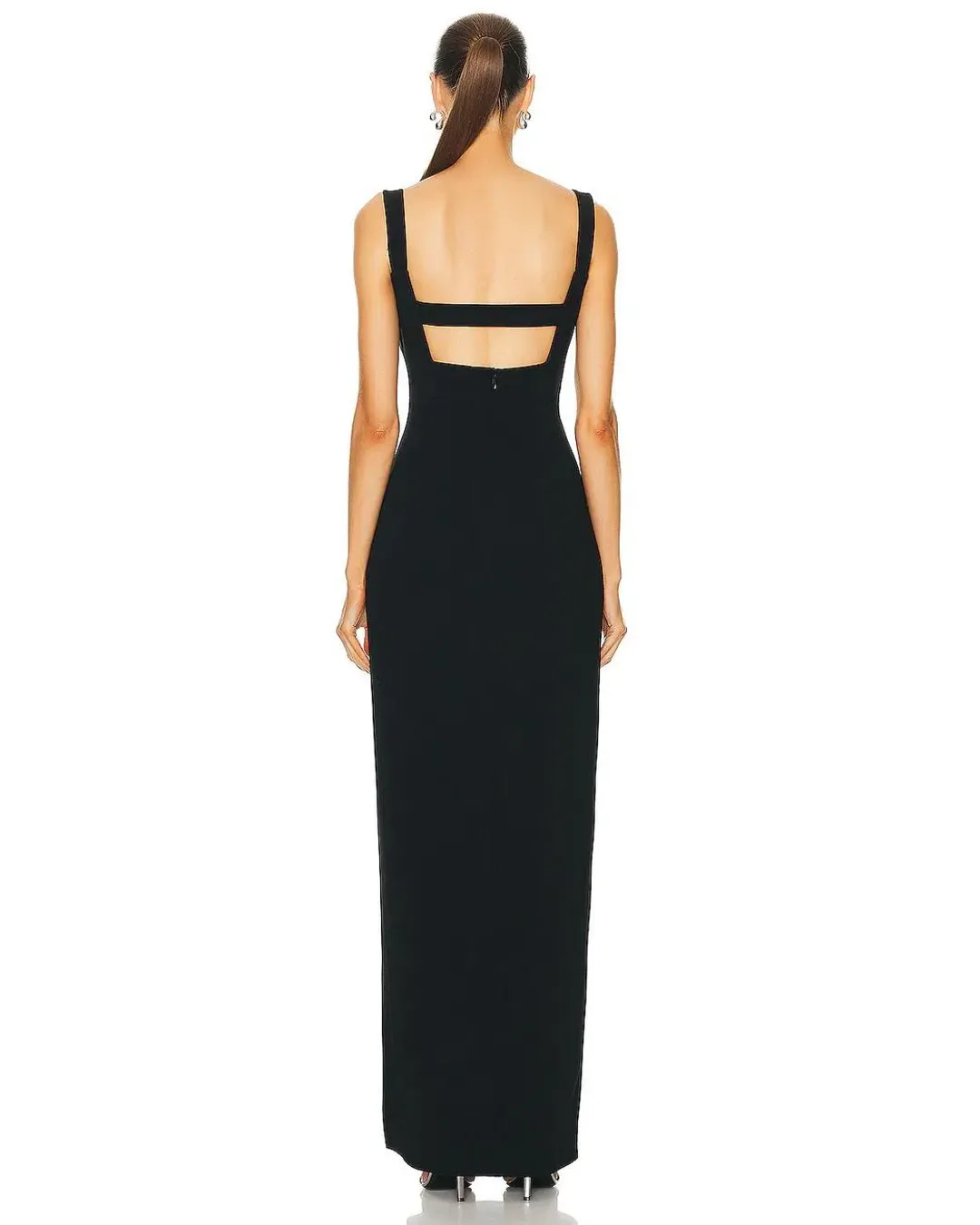Rachel Gilbert Eli Gown Maxi Dress in Black Size AU 10 for rent on The Volte - main image