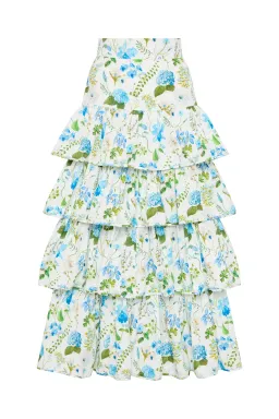 Palm Noosa Horizon Top and Triton Skirt Set Blue Orchid Size 8 for rent on The Volte - image 5