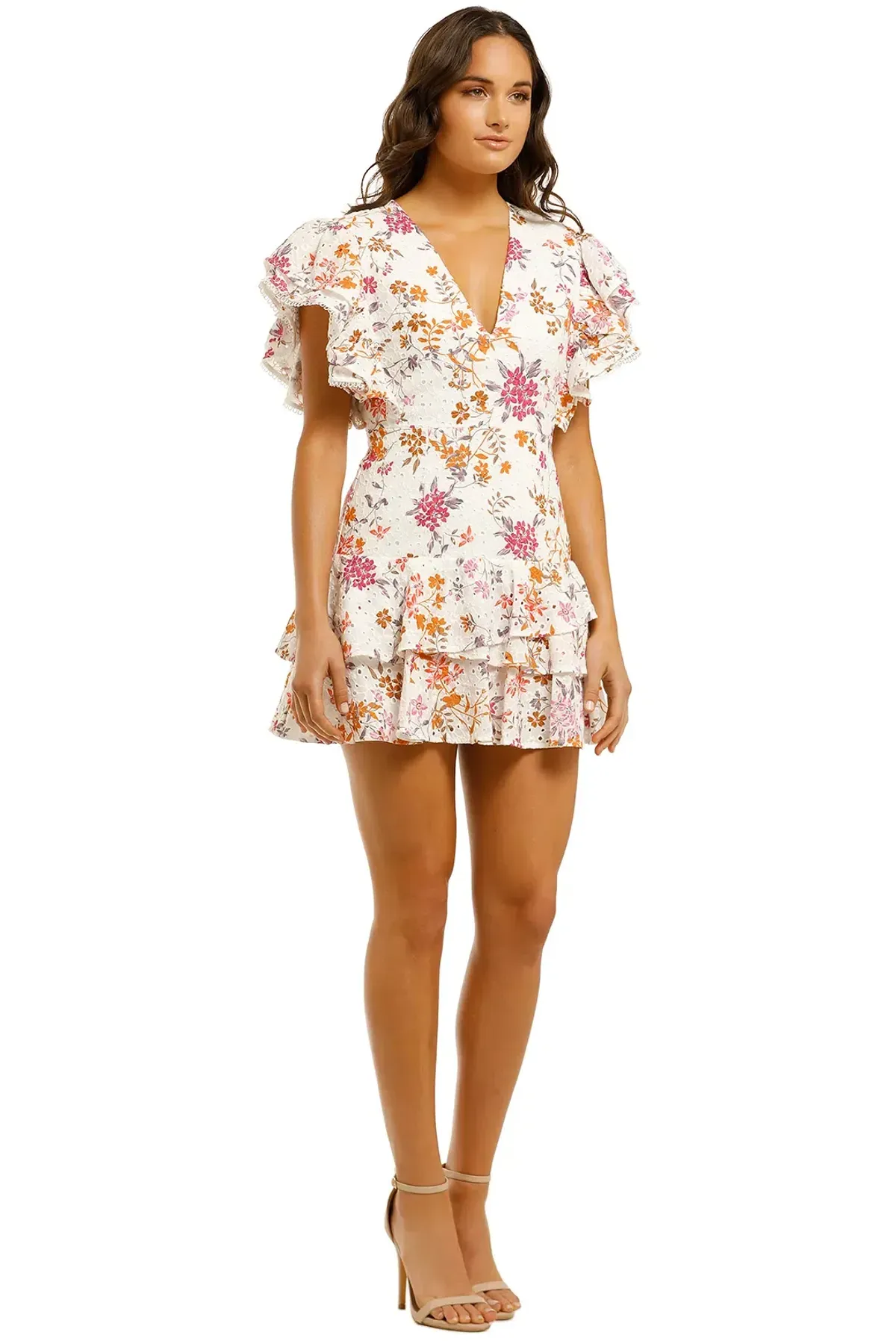Talulah Jasmine Vines Mini Dress in Print Size 8 - Image 2
