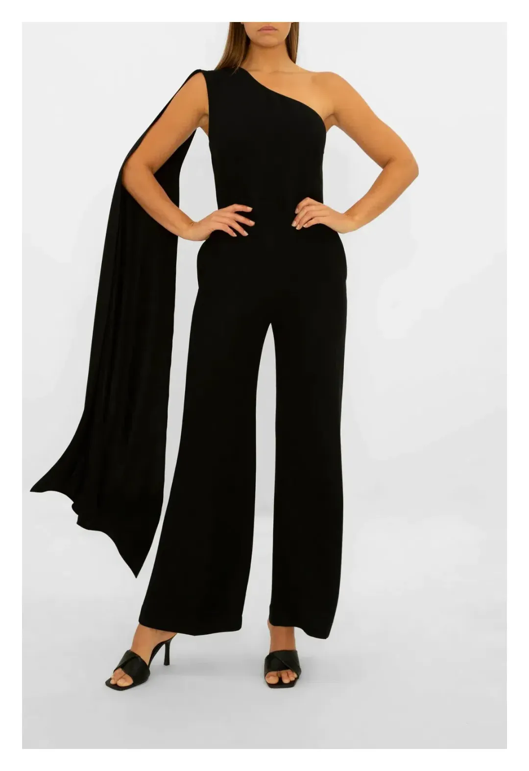 Carla Zampatti Homage to Carla Jumpsuit Black Size 8 for rent on The Volte - main image