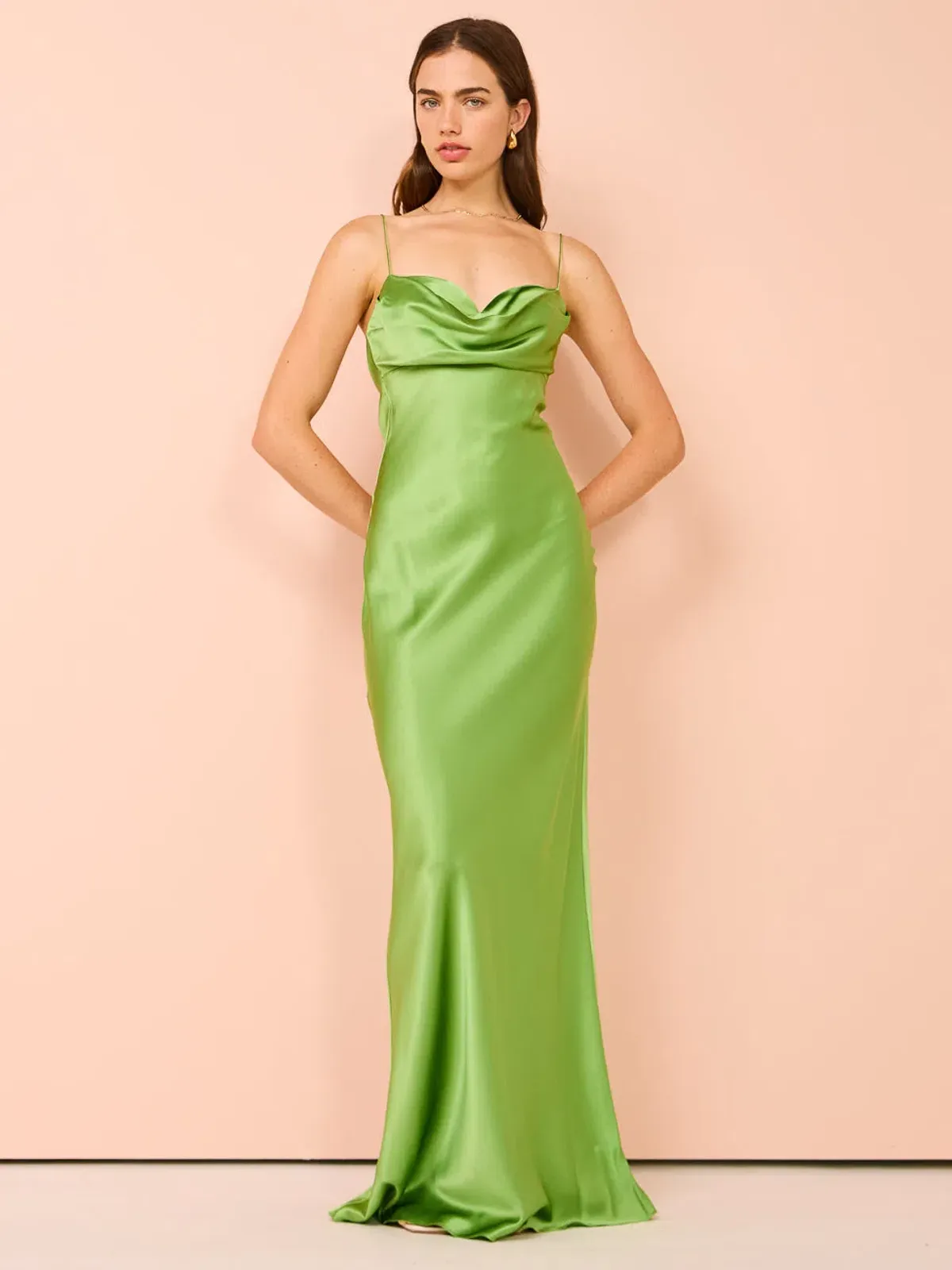 Rachel Gilbert Skye Gown Green Size 0/ AU 6 for rent on The Volte - main image
