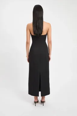 Kookai Oyster Strapless Midi Dress Black Size 34 / AU 6 for rent on The Volte - image 3