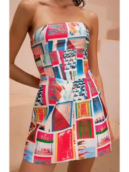 Eliya The Label Messina Dress in Print Size M / AU 10 for rent on The Volte - image 2
