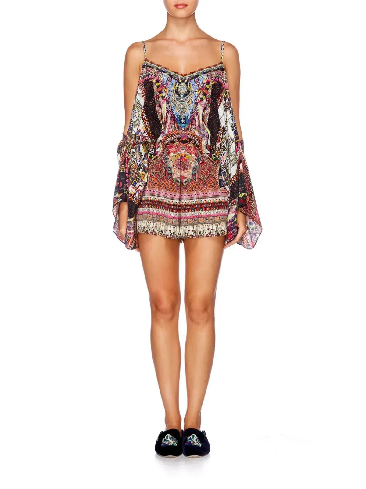 Camilla Franks Drop Shoulder Playsuit Tiny Dancer Size L / AU 14 for rent on The Volte - main image