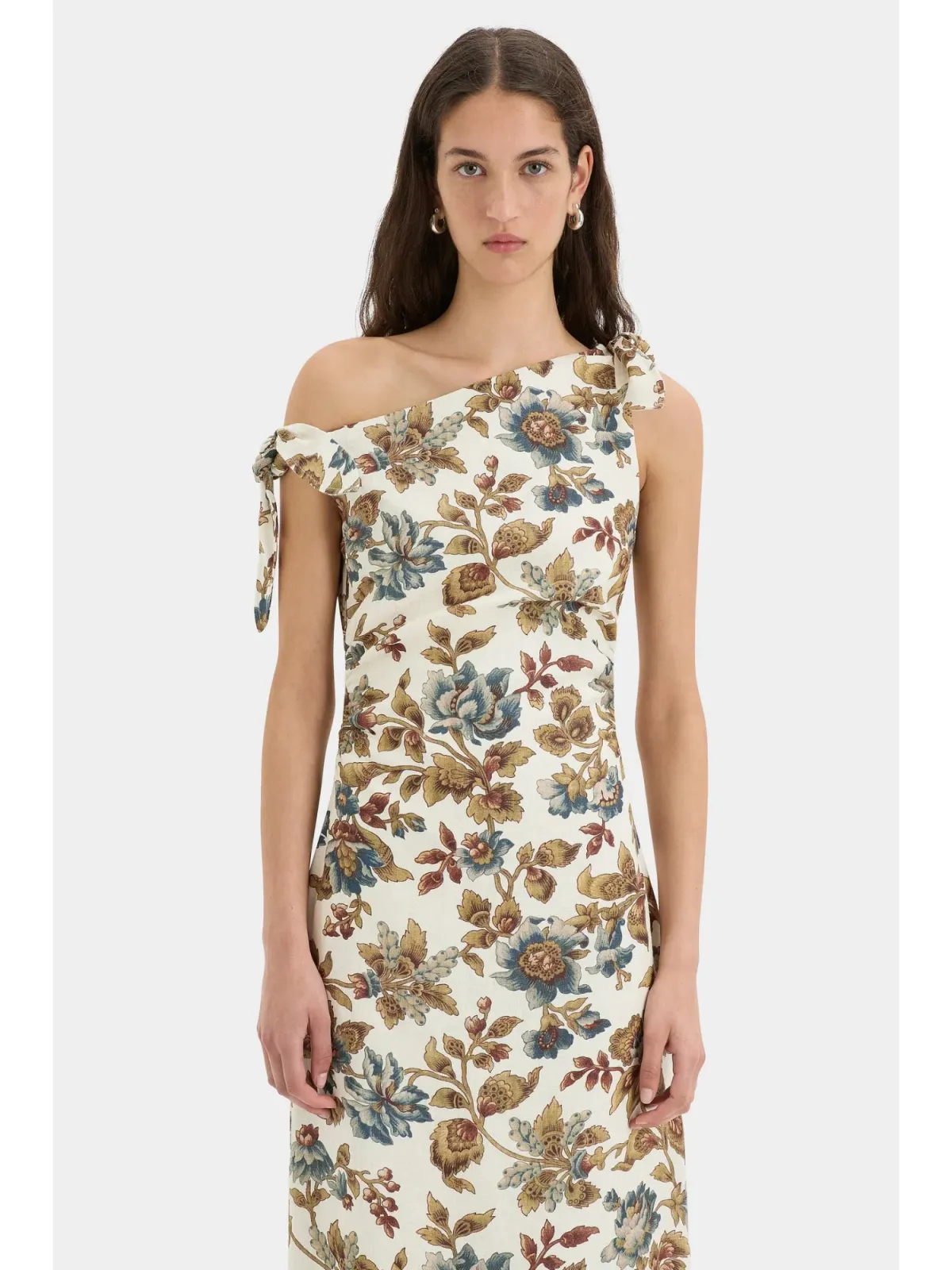 Sir The Label Eleanora Tie Shoulder Dress in Viola Print Size 3 / AU 12 - Image 2