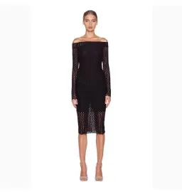 Bec & Bridge Coco off the Shoulder Dress Coco Size 6 for rent on The Volte - image 1